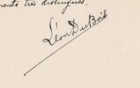 L&eacute;on Du Bois Compositeur Belge - Lettre autographe sign&eacute;e &agrave; Charles M&eacute;r&eacute; - 1930. L&eacute;on Du Bois
