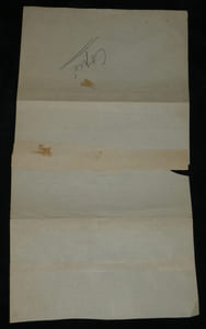 Ferdinand BAC - MANUSCRIT AUTOGRAPHE incomplet - "1815 après Watterloo" - 1 page