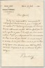 &Eacute;mile Boutmy Fondateur de Sciences Po, Lettre autographe sign&eacute;e 1900 Education. &Eacute;mile Boutmy