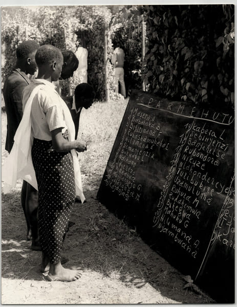 Photographie argentique de 1958 Rwanda Parmehutu. 
