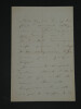 &Eacute;mile Deschanel, &Eacute;crivain - Lettre autographe sign&eacute;e, 4 pages, 1861. &Eacute;mile DESCHANEL