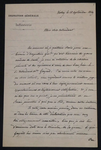 Louis Jules TROCHU, Homme d'&Eacute;tat - LETTRE AUTOGRAPHE SIGN&Eacute;E 4 PAGES 1869 VICHY. Louis Jules TROCHU