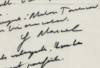 Gabriel Marcel - Lettre autographe sign&eacute;e &agrave; Thierry Maulnier. Gabriel Marcel