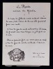 Po&egrave;mes autographes sign&eacute;s de Paul FORT &agrave; Jacques HEUGEL. Paul FORT