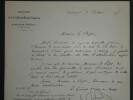 Joseph-Barth&eacute;l&eacute;my de RICARD - LETTRE AUTOGRAPHE SIGN&Eacute;E au pr&eacute;fet de la Meurthe. Joseph-Barth&eacute;l&eacute;my de RICARD