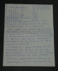 Marcelle BERR de TURIQUE - LETTRE AUTOGRAPHE SIGN&Eacute;E - 1954. Marcelle BERR de TURIQUE