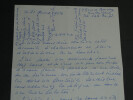 Marcelle BERR de TURIQUE - LETTRE AUTOGRAPHE SIGN&Eacute;E - 1954. Marcelle BERR de TURIQUE