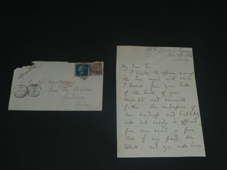 Edward Henry STANLEY, homme d'Etat - LETTRE AUTOGRAPHE SIGN&Eacute;E, 3 pages, 1865. Edward Henry STANLEY