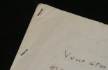 Ren&eacute; MORAX Manuscrit autographe sign&eacute; T&eacute;moignage "Vive la France" Lausanne WW2. Ren&eacute; Morax