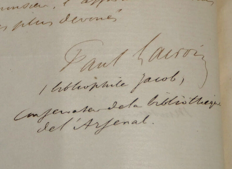 Album Collection d'&Eacute;mile Marck de 27 LAS, Paul Lacroix, Jules Lacroix et d'autres, 1862/1863/1864. Paul Lacroix, Jules Lacroix, Jules de Pr&eacute;maray, ...