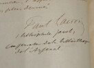 Album Collection d'&Eacute;mile Marck de 27 LAS, Paul Lacroix, Jules Lacroix et d'autres, 1862/1863/1864. Paul Lacroix, Jules Lacroix, Jules de Pr&eacute;maray, ...