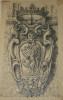Dessin original sign&eacute; - Du palais Valanzati en Florence - fin du XVIe si&egrave;cle. Louis Henri Laffill&eacute;e