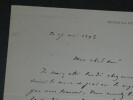 Andr&eacute; THEURIET - LETTRE AUTOGRAPHE SIGN&Eacute;E - 1895. Andr&eacute; THEURIET