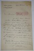 RUHLMANN Fran&ccedil;ois - LETTRE AUTOGRAPHE SIGN&Eacute;E, TH&Eacute;&Acirc;TRE OP&Eacute;RA COMIQUE, 1906. Fran&ccedil;ois RUHLMANN