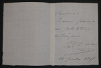 Paola MARI&Eacute;, Artiste lyrique - LETTRE AUTOGRAPHE SIGN&Eacute;E. Paola MARI&Eacute;