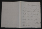 Paola MARI&Eacute;, Artiste lyrique - LETTRE AUTOGRAPHE SIGN&Eacute;E. Paola MARI&Eacute;