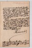 F&eacute;lix-S&eacute;bastien Feuillet de Conches - LETTRE AUTOGRAPHE SIGN&Eacute;E. F&eacute;lix-S&eacute;bastien Feuillet de Conches