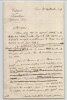 Ferdinand H&eacute;rold -Lettre autographe sign&eacute;e "Les Natures de l'H&ocirc;tel de ville". Ferdinand H&eacute;rold