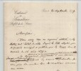 Ferdinand H&eacute;rold -Lettre autographe sign&eacute;e "Les Natures de l'H&ocirc;tel de ville". Ferdinand H&eacute;rold