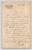 Guillaume Dubufe - Lettre autographe sign&eacute;e - Expositions des Beaux-Arts - 1908. Guillaume Dubufe