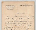 Guillaume Dubufe - Lettre autographe sign&eacute;e - Expositions des Beaux-Arts - 1908. Guillaume Dubufe