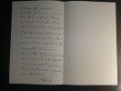 Edouard HERV&Eacute; - Lettre autographe sign&eacute;e "sinon malade, indispos&eacute;" - 1886 - 2 pages. Edouard HERV&Eacute;