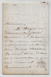 Charles de MONTALEMBERT - LETTRE AUTOGRAPHE SIGNÉE - 1845
