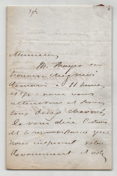 Charles de MONTALEMBERT - LETTRE AUTOGRAPHE SIGNÉE - 1845. Charles de MONTALEMBERT