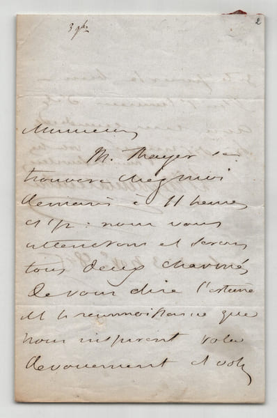 Charles de MONTALEMBERT - LETTRE AUTOGRAPHE SIGN&Eacute;E - 1845. Charles de MONTALEMBERT