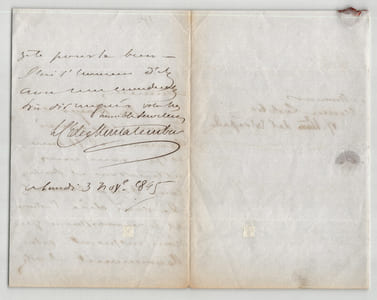 Charles de MONTALEMBERT - LETTRE AUTOGRAPHE SIGNÉE - 1845