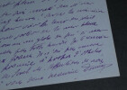 Maurice DONNAY, Auteur dramatique - CARTE-LETTRE AUTOGRAPHE SIGN&Eacute;E. Maurice DONNAY