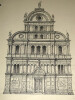 Dessin original sign&eacute; - Eglise San-Zacharie &agrave; Venise - Encre vers 1930. Louis Henri Laffill&eacute;e