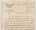 Armand Praviel - Lettre autographe sign&eacute;e - Concours de Litt&eacute;rature - 1925. Armand Praviel