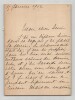 Henry Bataille - 3 lettres autographes sign&eacute;es - 1912. Henry Bataille