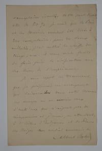 CAHEN Albert - LETTRE AUTOGRAPHE SIGNÉE À Henri HEUGEL, PARIS, SEPTEMBRE 1873