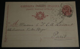 Giulio LAZZERI, Math&eacute;maticien - LETTRE AUTOGRAPHE SIGN&Eacute;E A C.A. LAISANT, 1897. Giulio LAZZERI