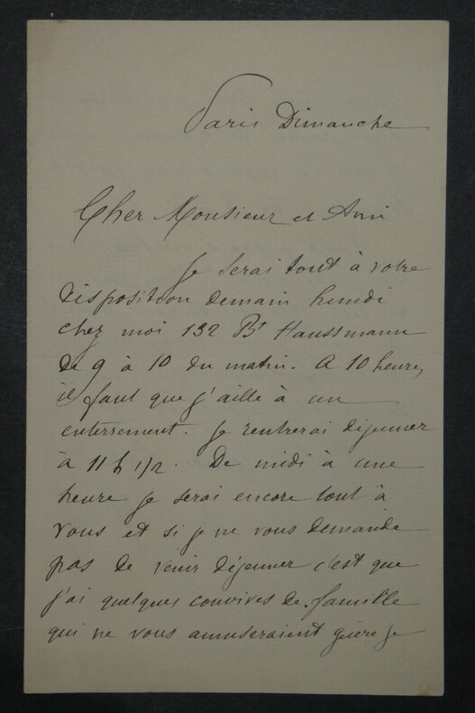 Pierre Am&eacute;d&eacute;e PICHOT - LETTRE AUTOGRAPHE SIGN&Eacute;E organisation rencontre. Pierre Am&eacute;d&eacute;e PICHOT