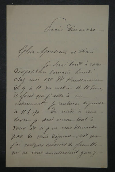 Pierre Am&eacute;d&eacute;e PICHOT - LETTRE AUTOGRAPHE SIGN&Eacute;E organisation rencontre. Pierre Am&eacute;d&eacute;e PICHOT