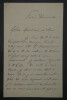 Pierre Am&eacute;d&eacute;e PICHOT - LETTRE AUTOGRAPHE SIGN&Eacute;E organisation rencontre. Pierre Am&eacute;d&eacute;e PICHOT