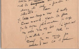 DENYS AMIEL &Eacute;crivain LETTRE AUTOGRAPHE SIGN&Eacute;E &Agrave; Pierre Lhoste, La Gaude 1931. DENYS AMIEL