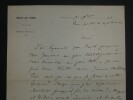 Omer Th&eacute;ophile PENOT - Lettre autographe sign&eacute;e - Th&eacute;&acirc;tre des Vari&eacute;t&eacute;s - 1873 - 2 pages. Omer Th&eacute;ophile PENOT