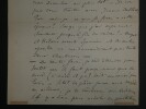 Omer Th&eacute;ophile PENOT - Lettre autographe sign&eacute;e - Th&eacute;&acirc;tre des Vari&eacute;t&eacute;s - 1873 - 2 pages. Omer Th&eacute;ophile PENOT