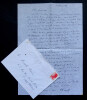 Ren&eacute; &Eacute;TIEMBLE - LETTRE AUTOGRAPHE SIGN&Eacute;E &Agrave; Arnold ROSIN, 1986. Ren&eacute; &Eacute;tiemble