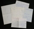 Ensemble de 5 lettres autographes sign&eacute;es, des Ambassadeurs de France en Somalie, en Autriche, en Irlande et J.F. Blondel, 1964. Jean de Garnier des ...