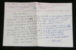Ensemble de 5 lettres autographes sign&eacute;es, des Ambassadeurs de France en Somalie, en Autriche, en Irlande et J.F. Blondel, 1964. Jean de Garnier des ...