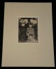 Jean Louis Forain - Gravure sign&eacute;e dans la planche - Deux femmes &agrave; Bullier. Jean-Louis Forain