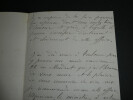 Gaston SALVAYRE - LETTRE AUTOGRAPHE SIGN&Eacute;E AU MINISTRE, Toulouse, 1881. Gaston SALVAYRE