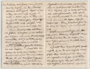 Gaston Bazille - Longue lettre autographe sign&eacute;e de 6 pages - 1885. Gaston Bazille