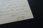 Jacques-Fran&ccedil;ois GALLAY - LETTRE AUTOGRAPHE SIGN&Eacute;E &Agrave; Jean-Pierre DANTAN. Jacques-Fran&ccedil;ois GALLAY