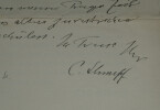 Carl STUMPF - Lettre autographe sign&eacute;e de remerciements et de vœux, 25 mai 1928. Carl STUMPF